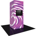 Vector Frame Modular Backlit Monitor Tower 04 (4' x 10')